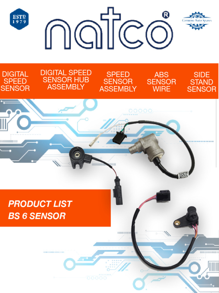 Motorcycle Speed Sensor Product List | PDF | Motorcycling