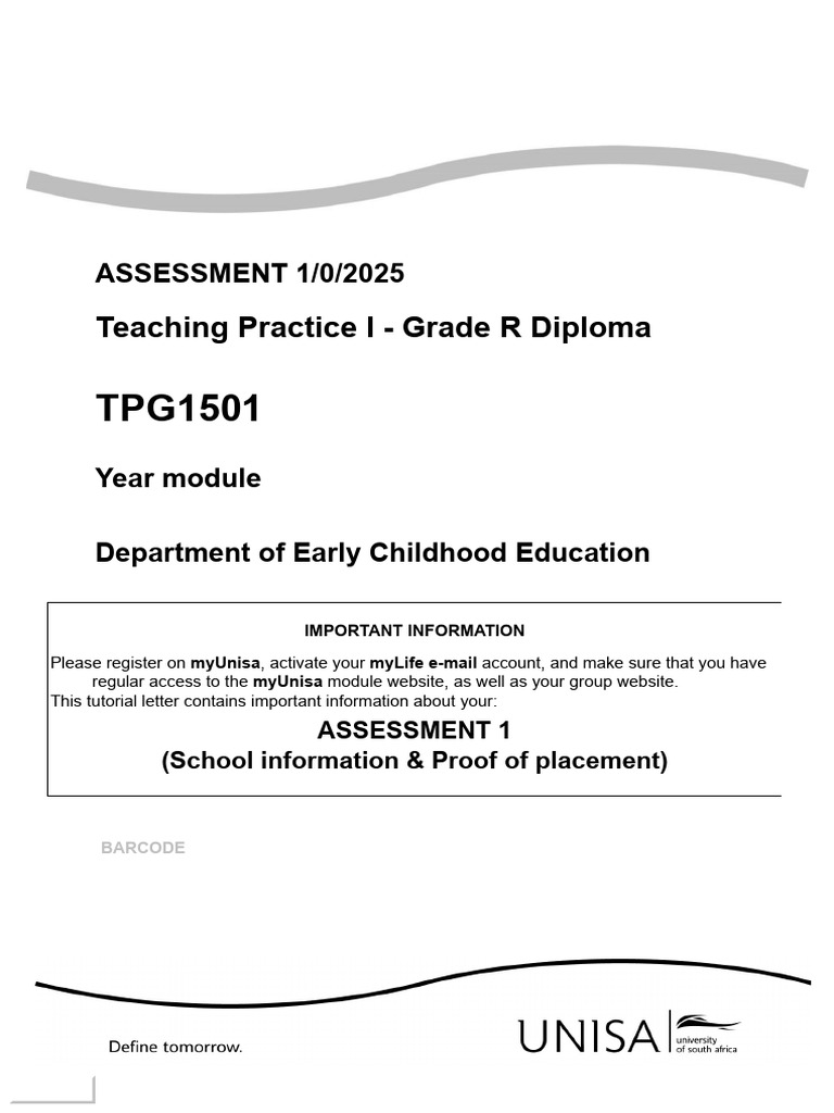 Grade R Teaching Practice Guidelines | PDF