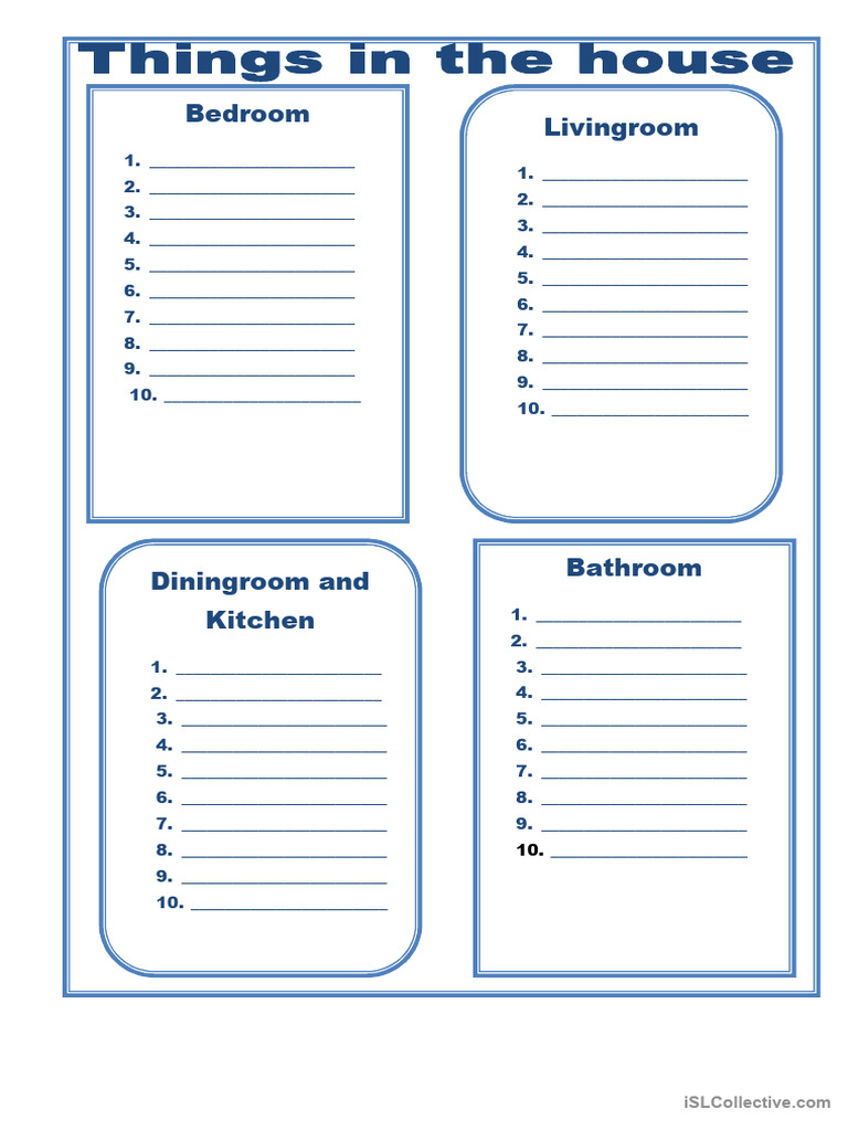Household Items Inventory List | PDF | Home | Furniture