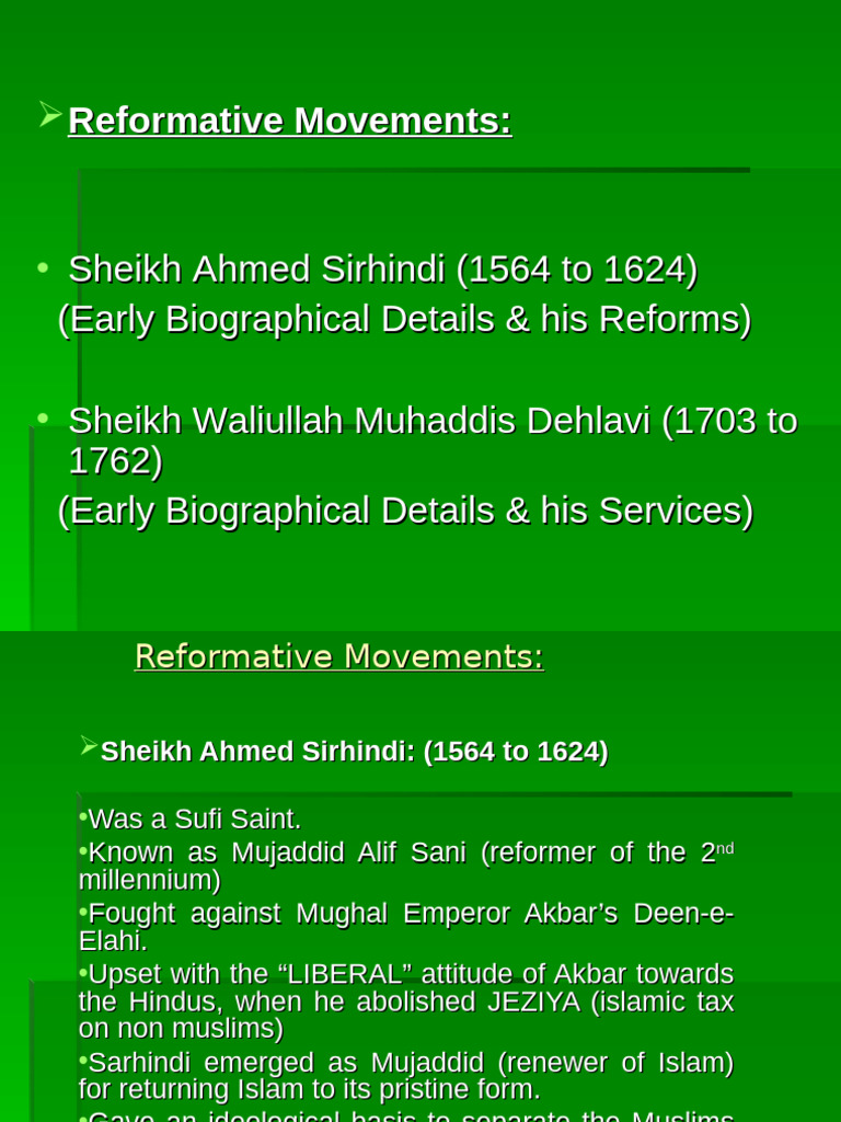 Reformative Movements | PDF | Monotheistic Religions | Religious Faiths
