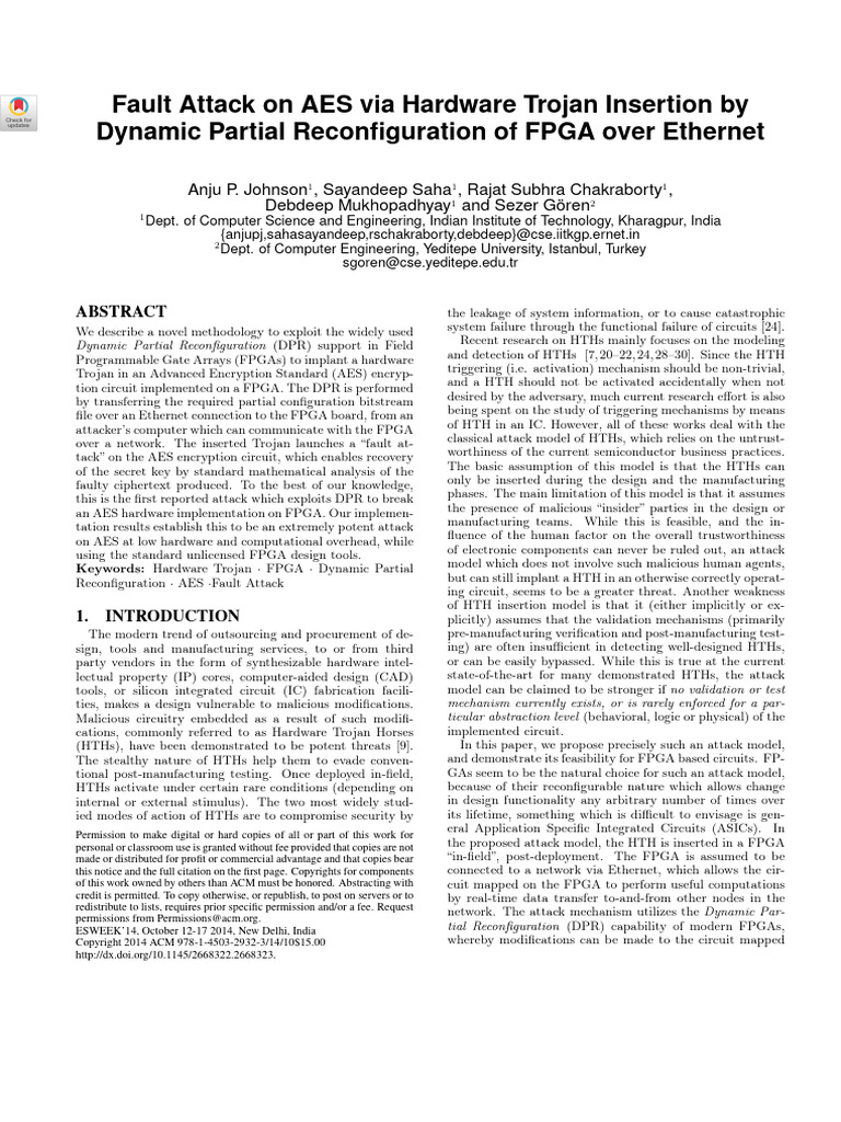 2668322.2668323 | PDF | Field Programmable Gate Array | Computer Science
