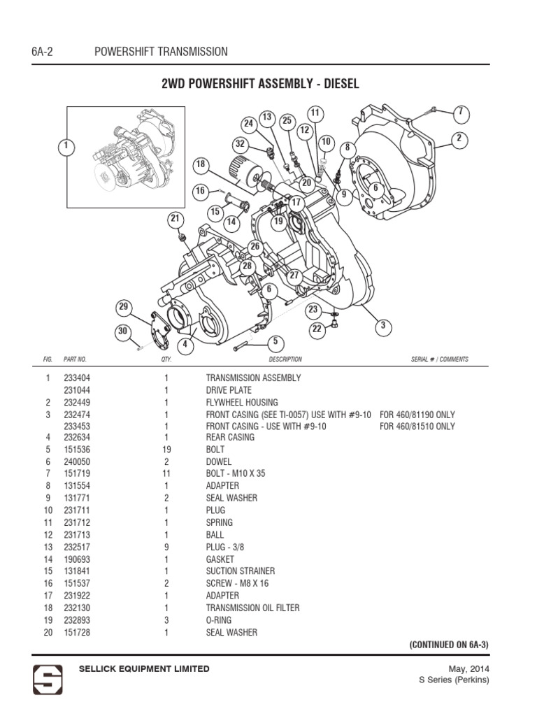 Forklift Powershift Transmission Diagram | PDF