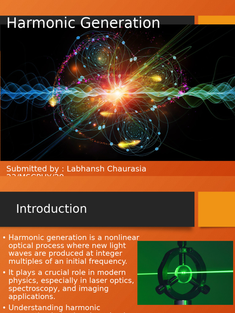 Third Harmonic Generation in Nonlinear Optics | PDF | Nonlinear Optics ...