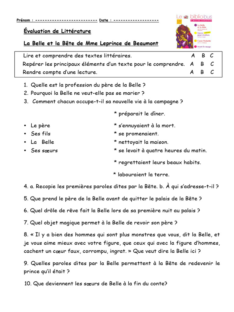 valuation-de-la-belle-et-la-b-te-6-me-pdf