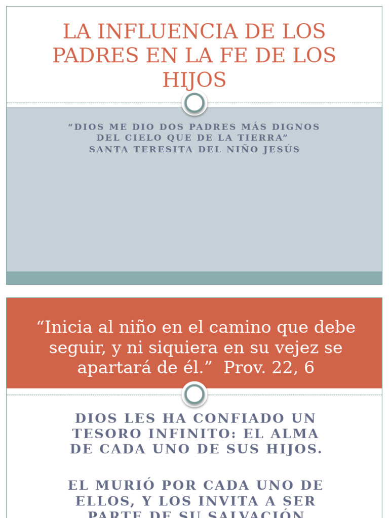 La Influencia de Los Padres en La Fe | PDF | Amor | Oración