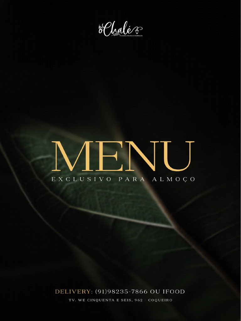 Menu do Ochalé Steakhouse | PDF | Caldo | Limão