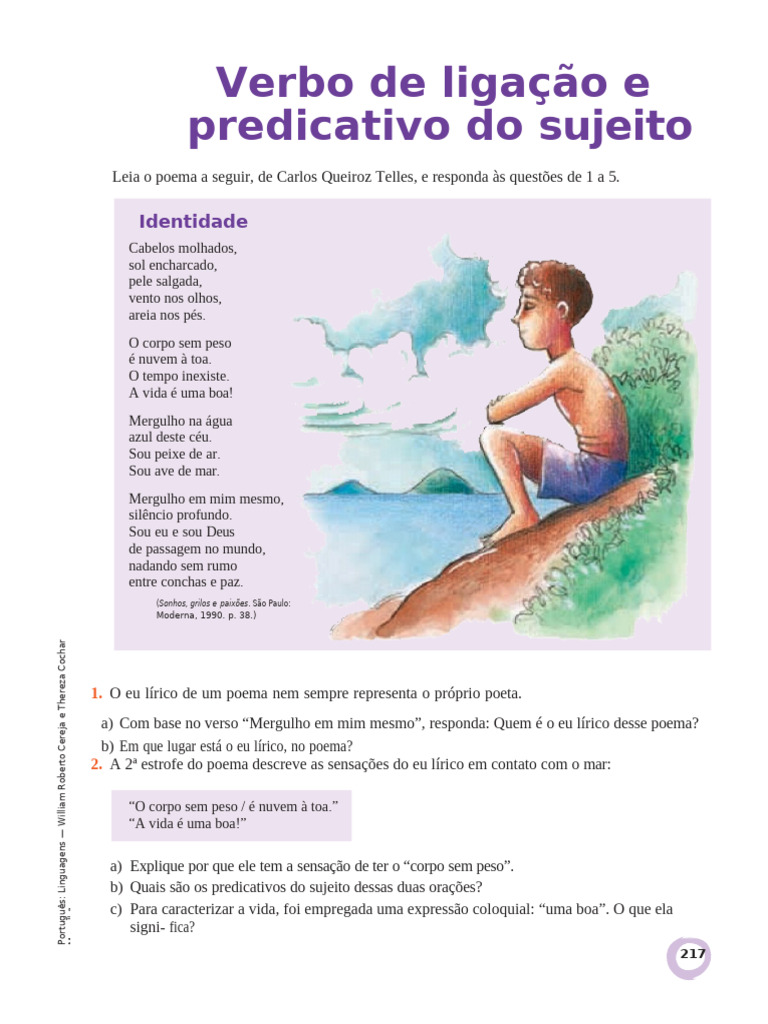 Verbo de Ligação e Predicativo do Sujeito | PDF | Assunto (gramática)