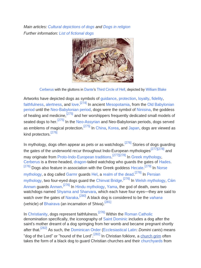 Main Articles - Cultural Depictions of Dogs and Dogs in Religion | PDF ...