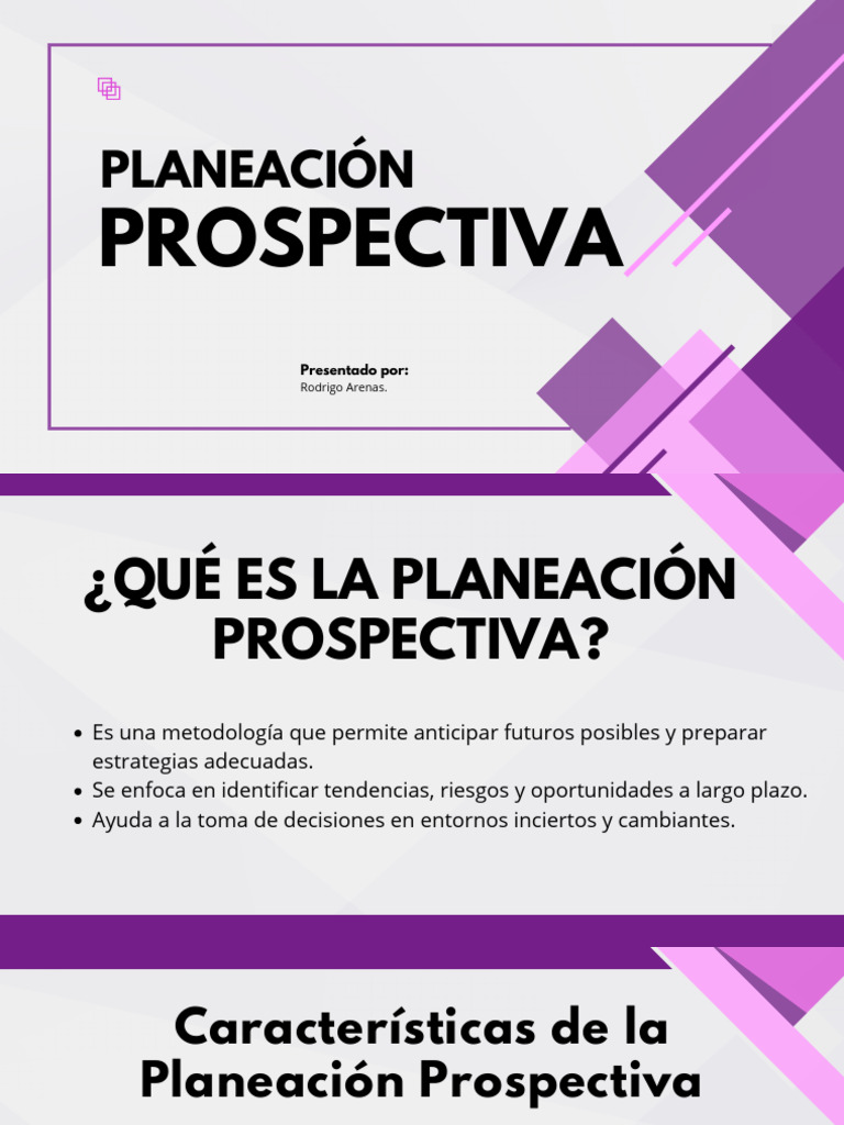 Planeación Prospectiva | PDF | Planificación | Toma de decisiones