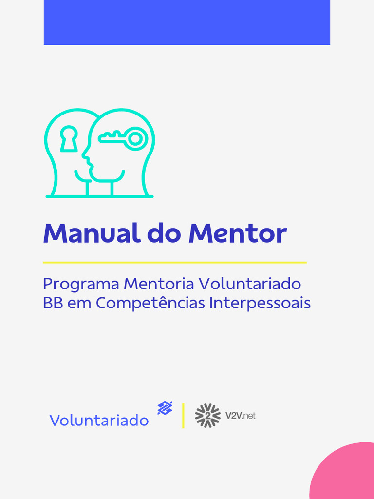 Manual do Mentor: Programa BB | PDF | Comunicação | Facilitador