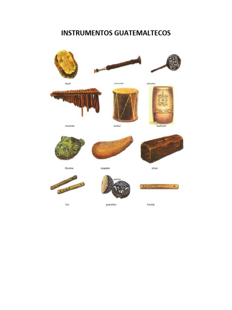 Instrumentos Guatemaltecos | PDF