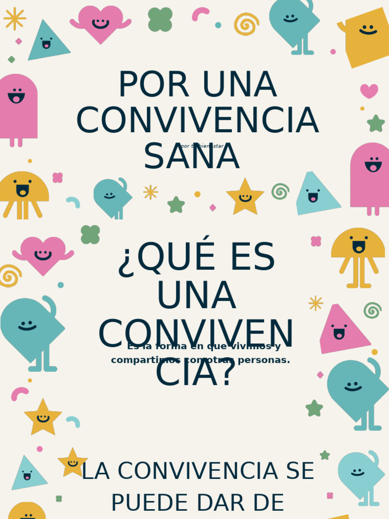 Promoviendo la Convivencia Sana | PDF