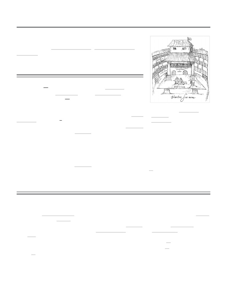 English Renaissance Theatre Overview | PDF | Theatre