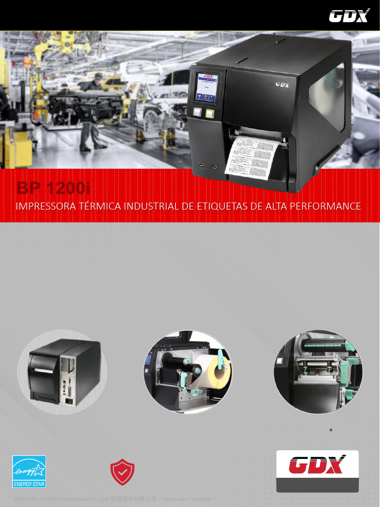 Impressora BP 1200i: Especificações Técnicas | PDF | USB | Impressora ...