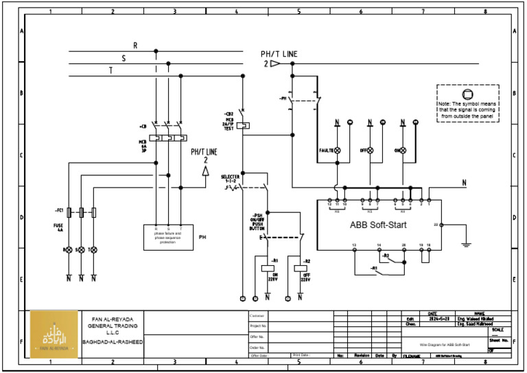 ABB Soft Starter Wiring Diagram | PDF
