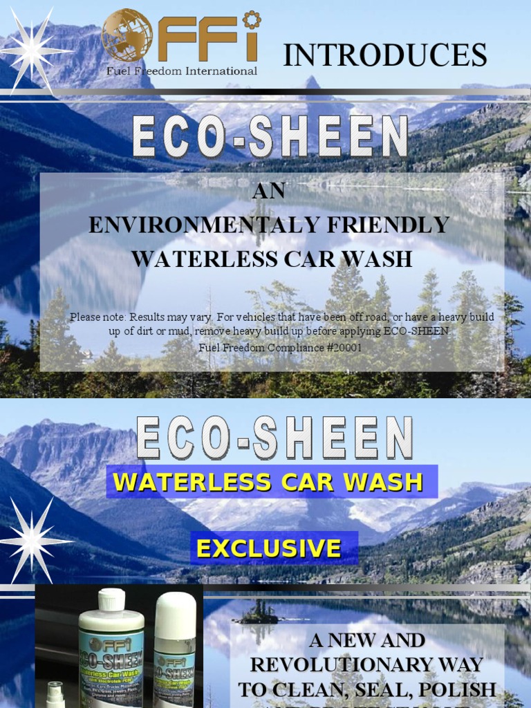 Introduces: AN Environmentaly Friendly Waterless Car Wash | PDF | Paint ...