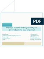 Employee Attendance Management System (For Small and Mid-Sized Companies)