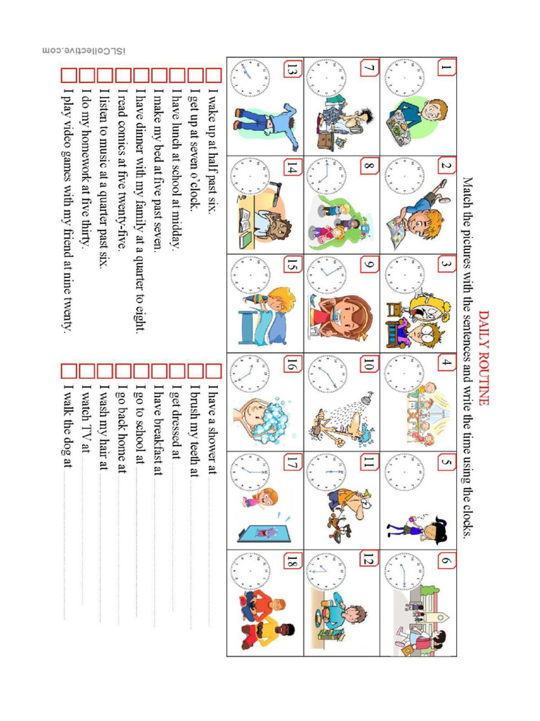 Daily Routines 1 | PDF