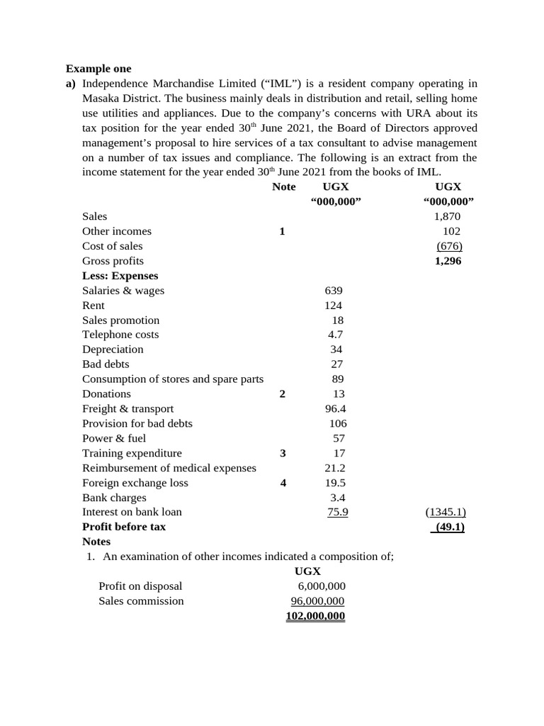 IML Tax Compliance and Income Analysis | PDF | Expense | Taxes