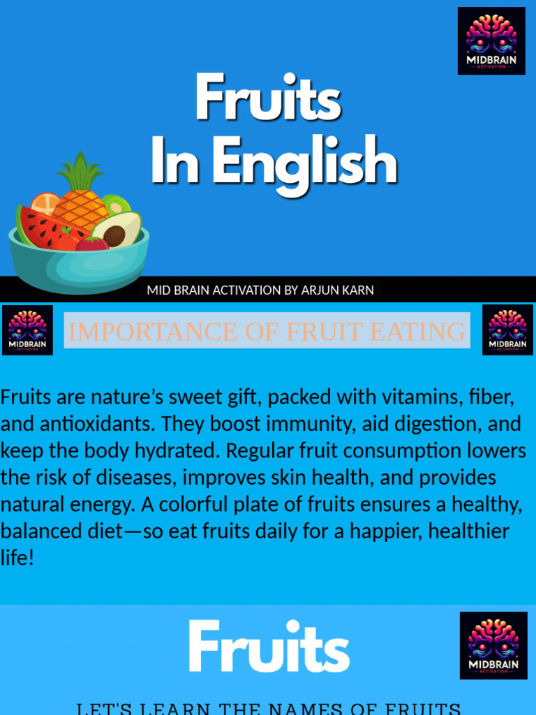 Fruits | PDF