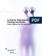 Human Cloning - UN Report 2007