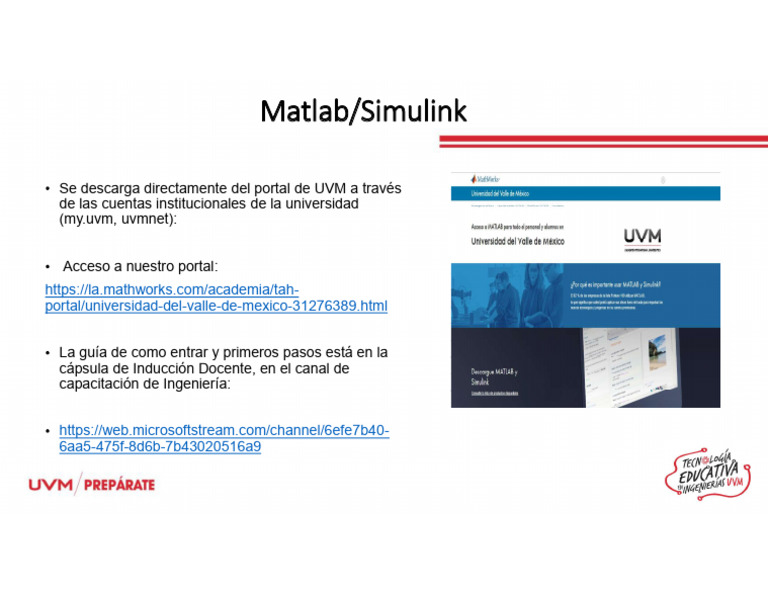 Matlab/Simulink: Portal/universidad-Del-Valle-De-Mexico-31276389.html | PDF