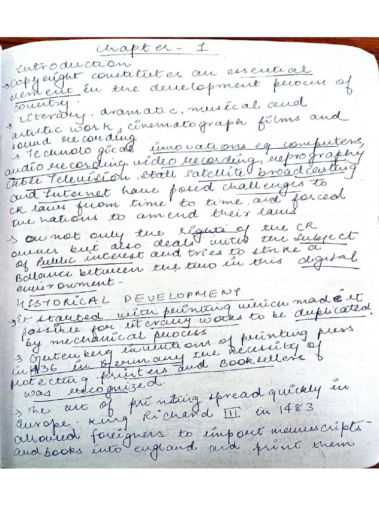 Copy Right Notes | PDF