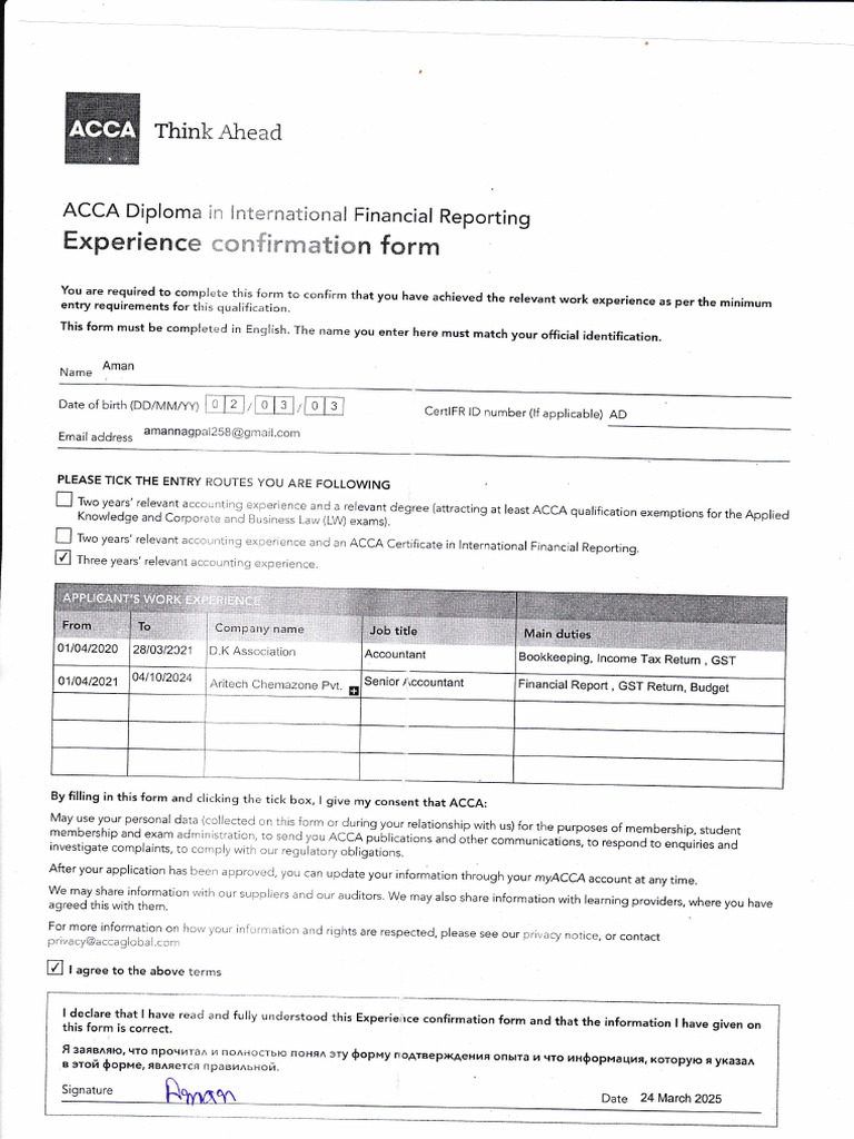 Dip in Ifrs - Exp | PDF