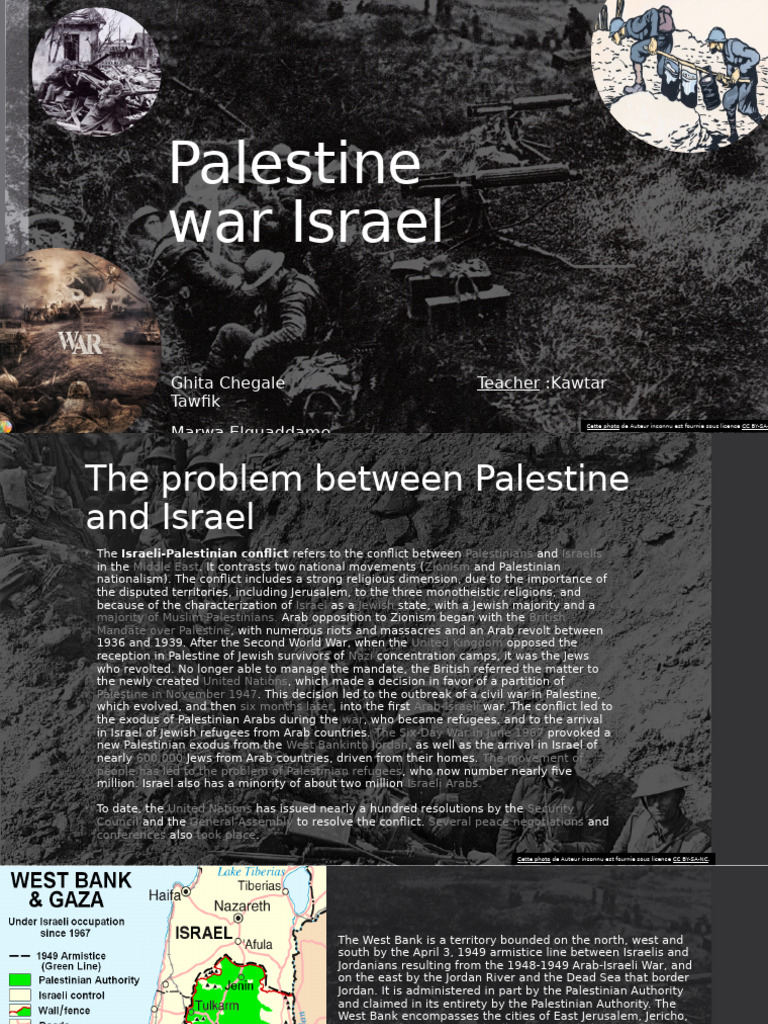 Overview of the Israel-Palestine Conflict | PDF | West Bank | Israel
