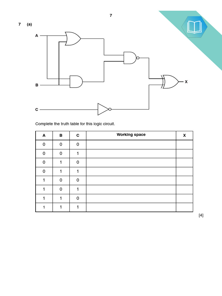Logic Gate Circuit Analysis and Truth Tables | PDF | Logic Gate ...