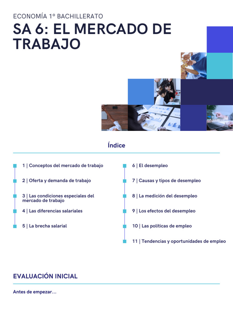 Sa 6 El Mercado de Trabajo | PDF | Oferta y demanda | Oferta (economía)
