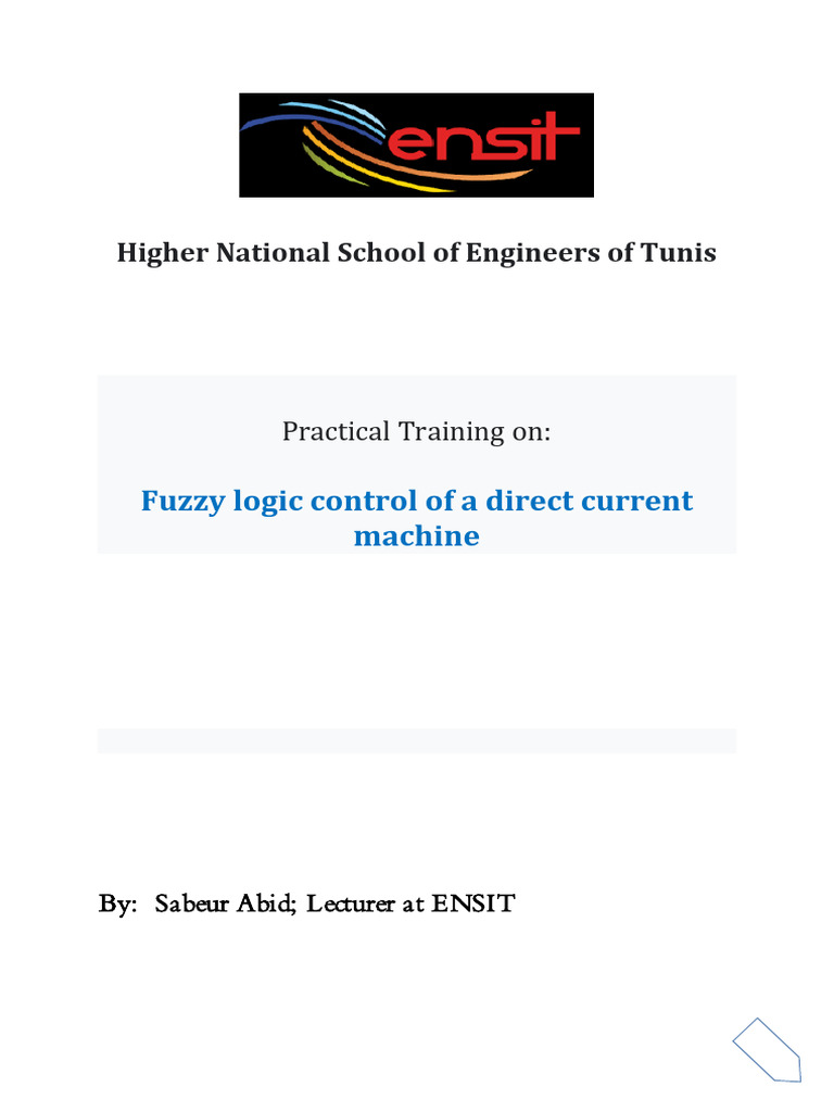 Fuzzy Logic Control for DC Motors | PDF | Fuzzy Logic | Analog To ...