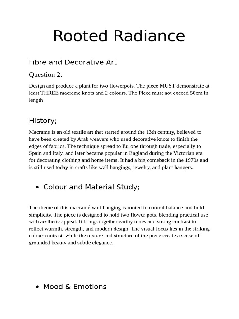 Rooted Radiance | PDF