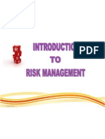 Isbm - 1 - Introduction To Risk Management