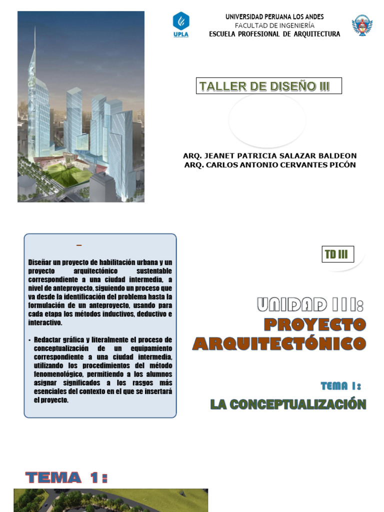 Taller de Diseño Iiii - Proyecto Arquitectónico - Conceptualización-1 ...