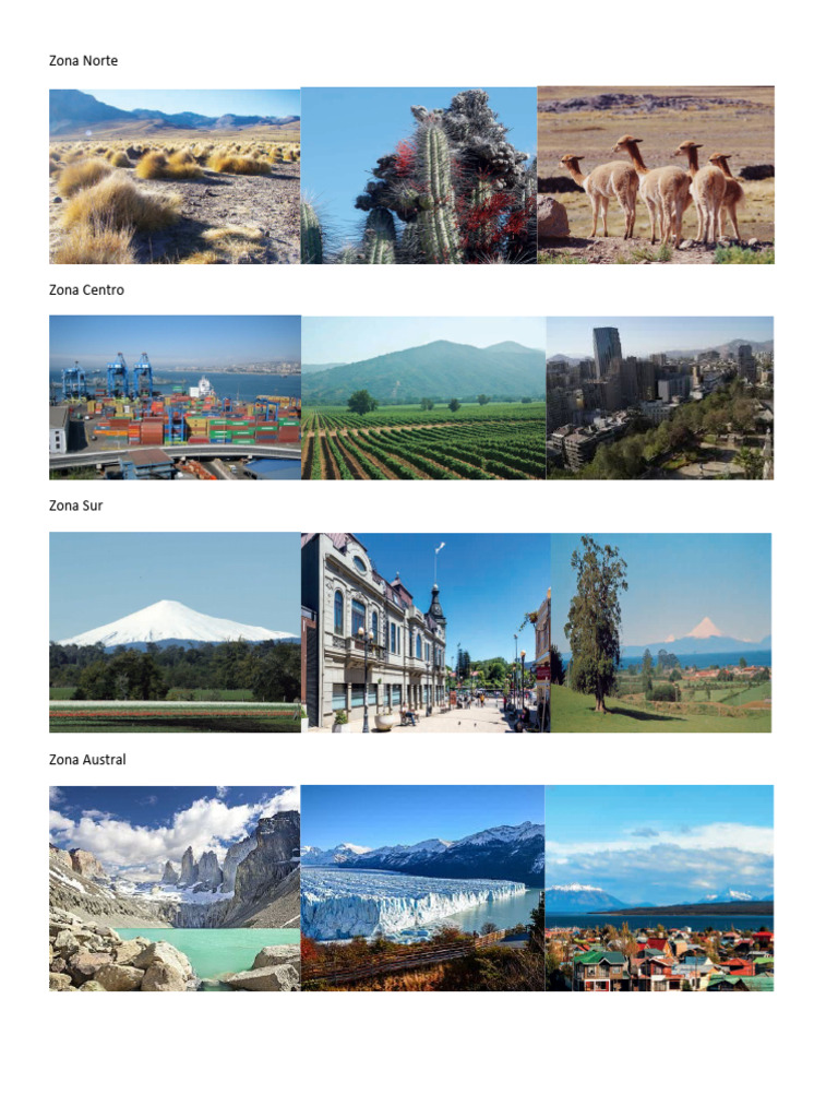 Paisajes Zonas de Chile 2 PDF Free | PDF