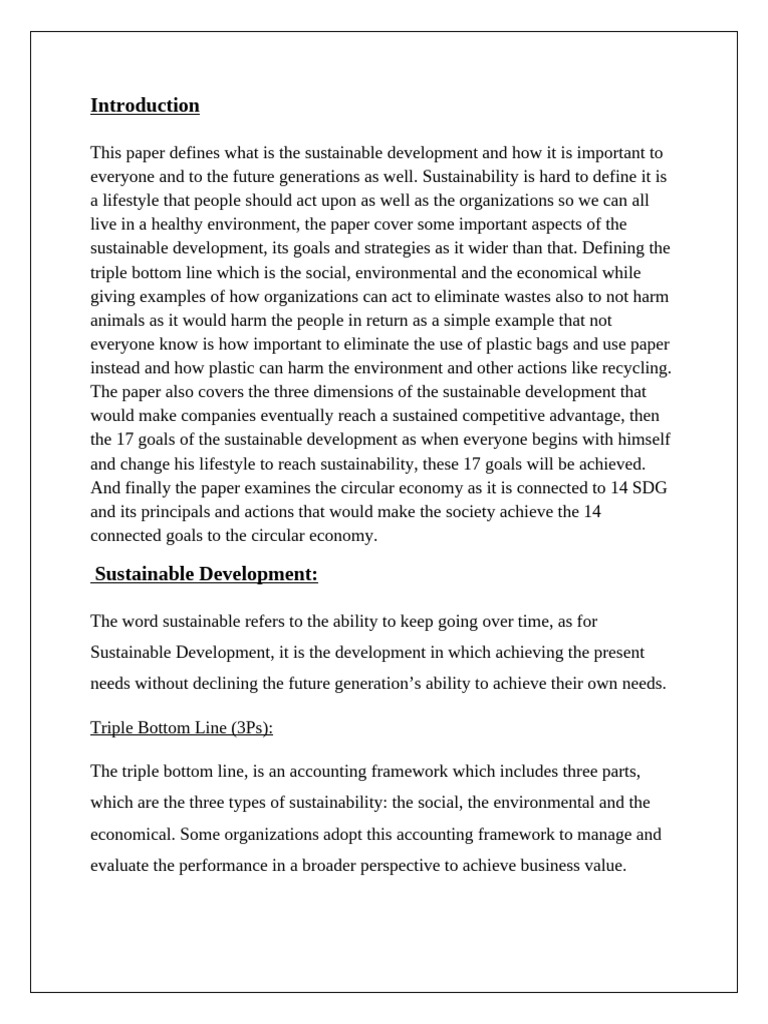 Understanding Sustainable Development Goals | PDF | Sustainability ...