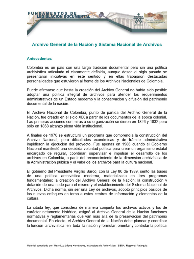 2.2 Anexo Dos Lineamientos Archivo General de La Nación | PDF | Institución