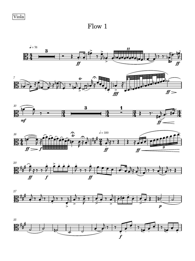 Analyse des partitions pour viola | PDF