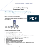 Building Capacity for Teaching and Learning. Program Evaluation - November 2011