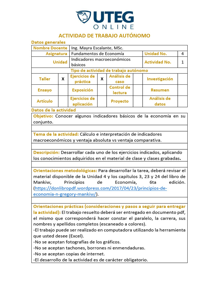 Autoniomia | PDF | Índice de precios al consumidor | Producto Interno Bruto