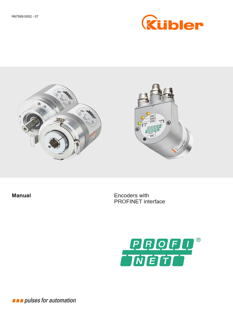 PROFINET Encoder Manual | PDF | Computer Engineering | Computer Science