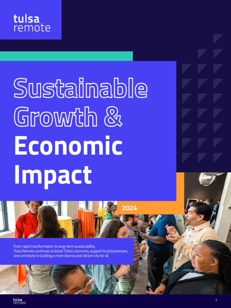 Tulsa Remote's Economic Impact 2024 | PDF | Taxes | Employee Retention