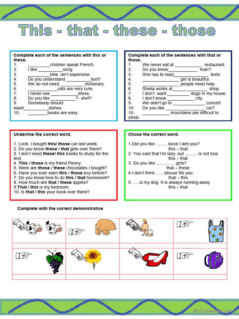 Demonstratives | PDF