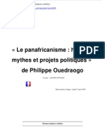 Panafricanisme.PhilippeOuedraogo