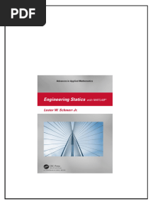 Engineering Statics With Matlab Lester W Schmerr pdf download