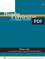 Diseño Curricular para la Escuela Primaria - Primer Ciclo