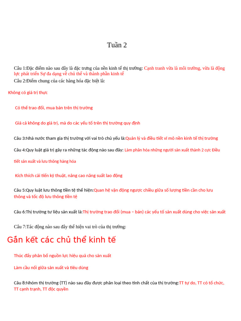 KTCT TUẦN 2 | PDF