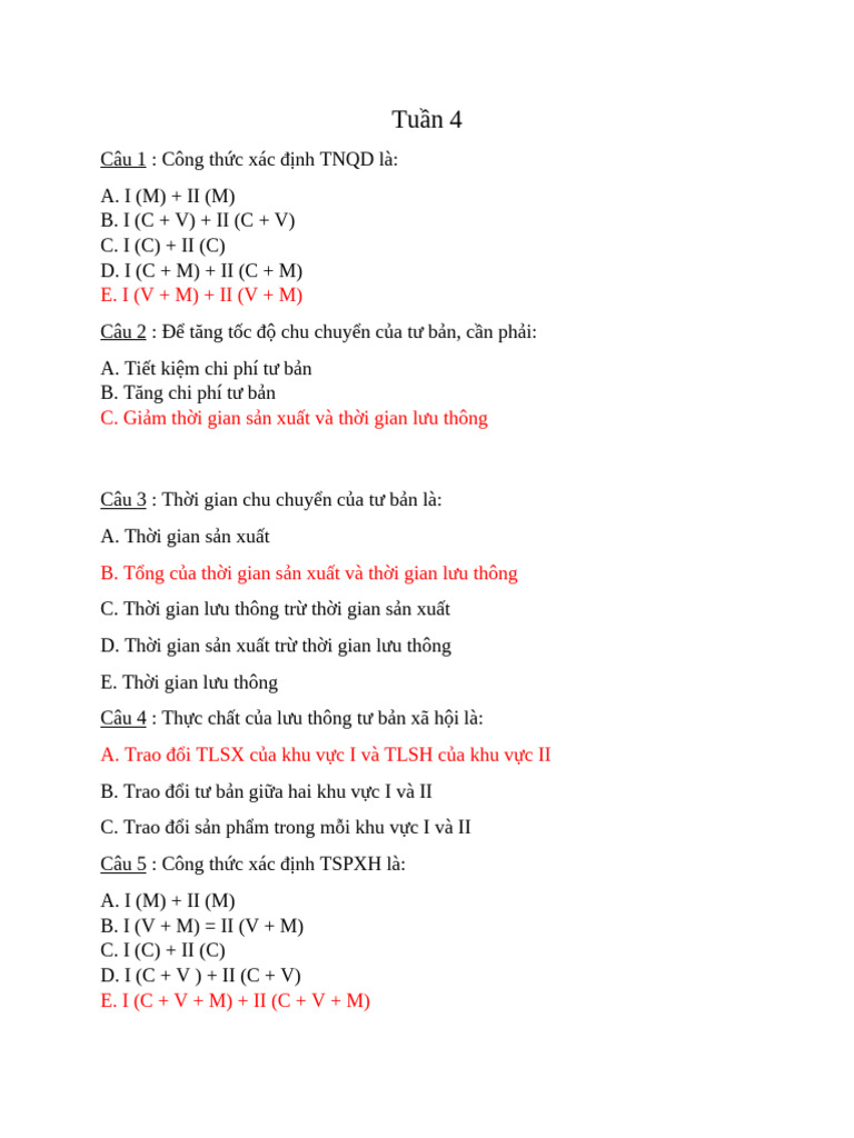 KTCT TUẦN 4 | PDF