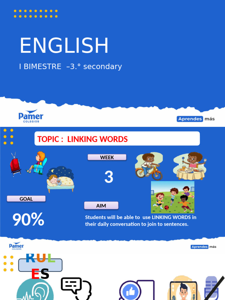 Linking Words for Effective Communication | PDF | Noun | Verb